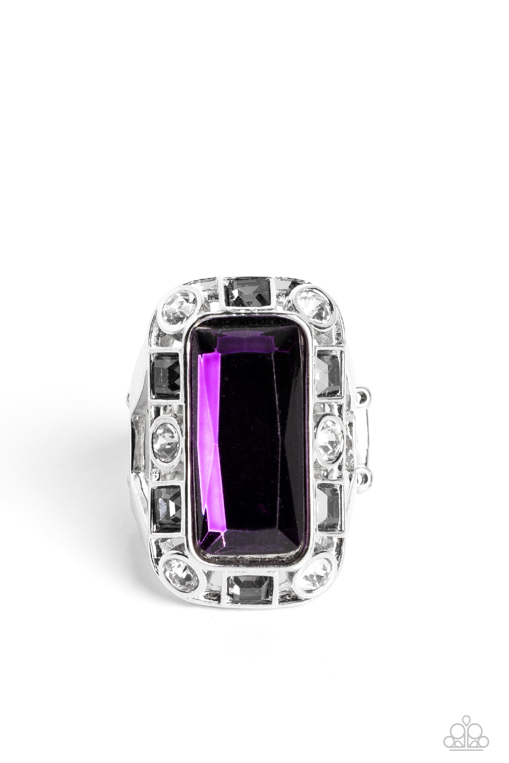 7324 Radiant Rhinestones - Purple Ring