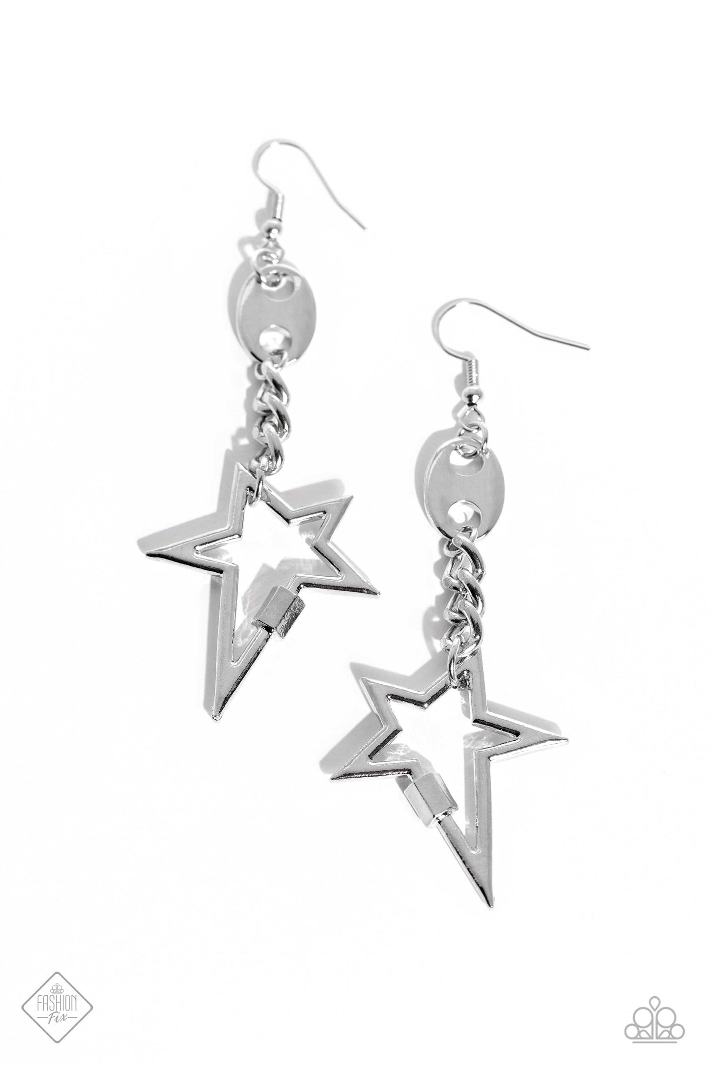 Paparazzi Accessories Iconic Impression - Silver Earrings