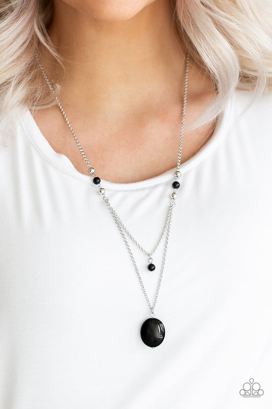 ** 1455 Time To Hit The ROAM - Black Necklace Paparazzi Accessories