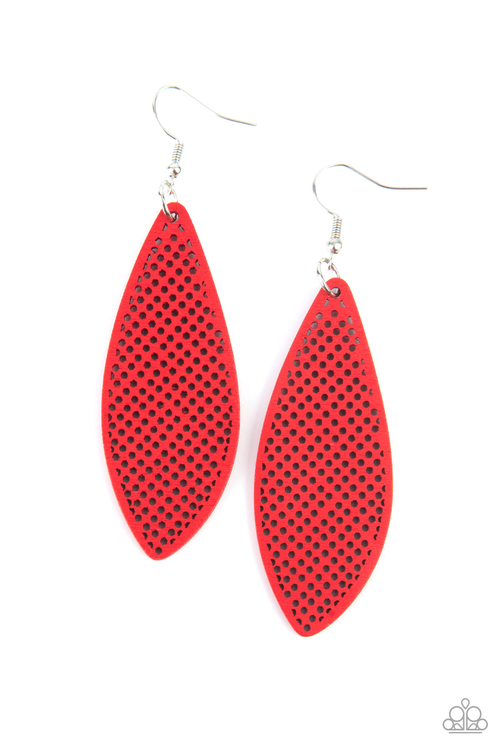 ** 0476 Paparazzi Accessories Surf Scene - Red Earrings
