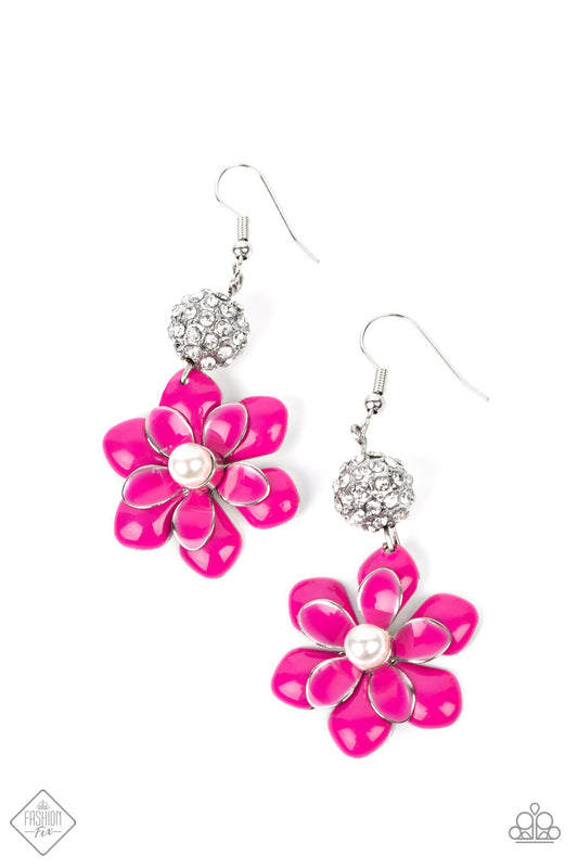Bewitching Botany - Pink Earrings Paparazzi Accessories