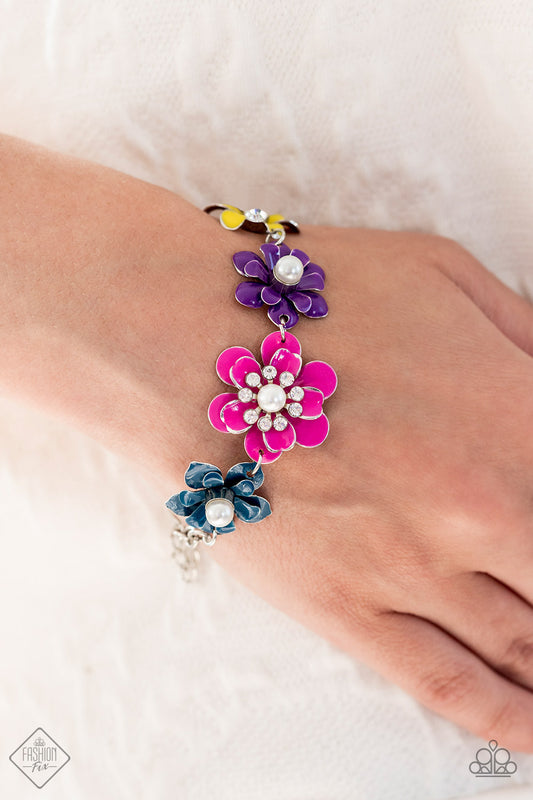 ** Flower Patch Fantasy - Multi Bracelet Paparazzi Accessories