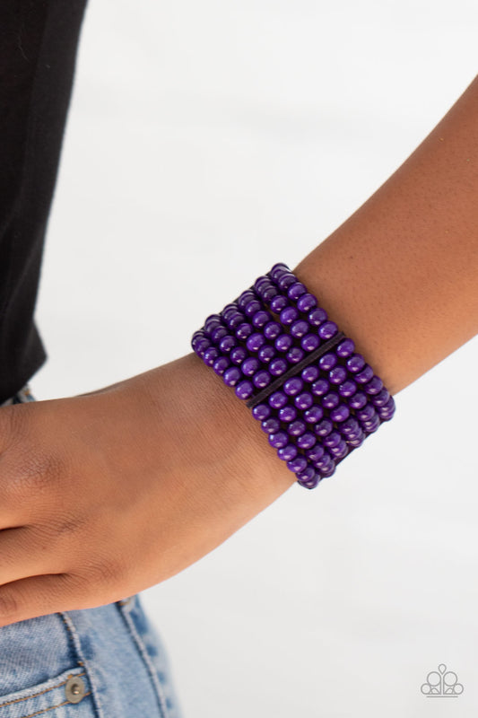0205 Tanning in Tanzania - Purple Bracelet Accessories