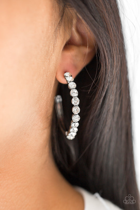 ** 1202 My Kind Of Shine - Black Earrings Paparazzi Accessories